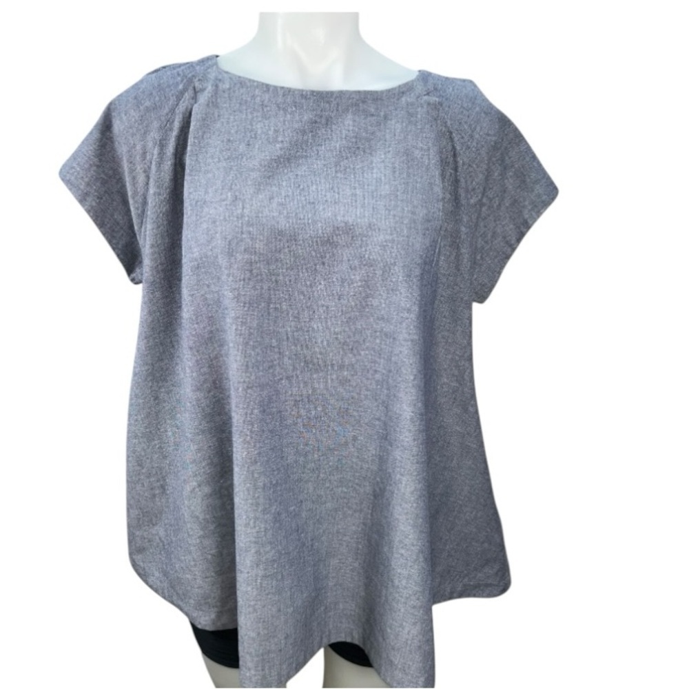 Free People Chambray TunicTop XS Gray Oversized Boho Coastal Pockets
Women’s New - Picture 14 of 14